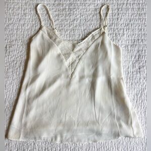 Melrose and Market Cream Lace Cami Top